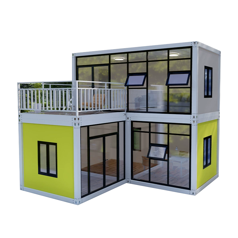 Casa à prova de fogo do recipiente do painel de sanduíche de lã de rocha