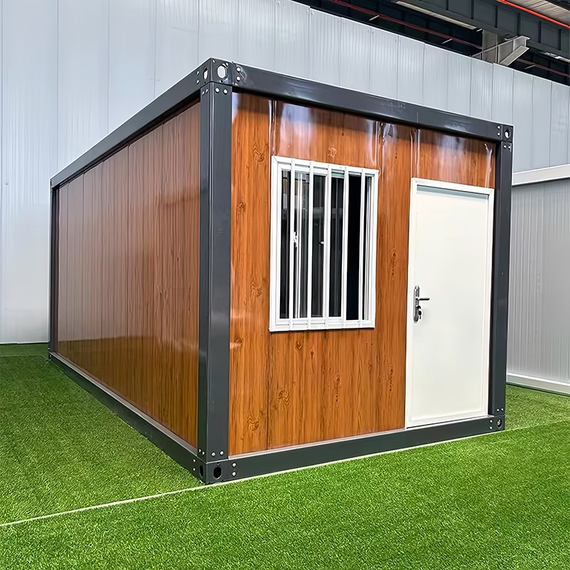Casa modular pré-fabricada moderna de contêineres de aço 6X3